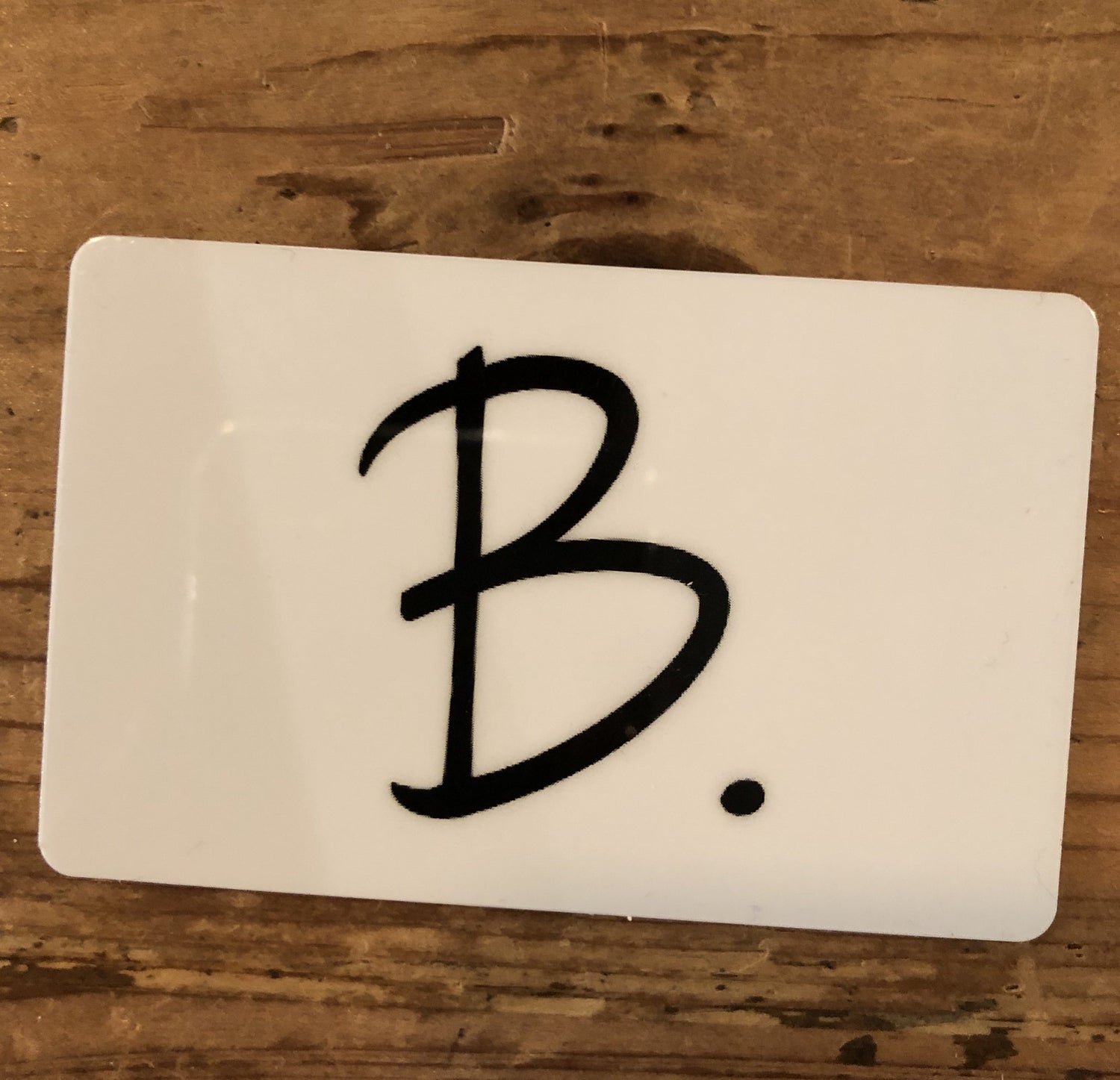 Market with a B. Gift Cards