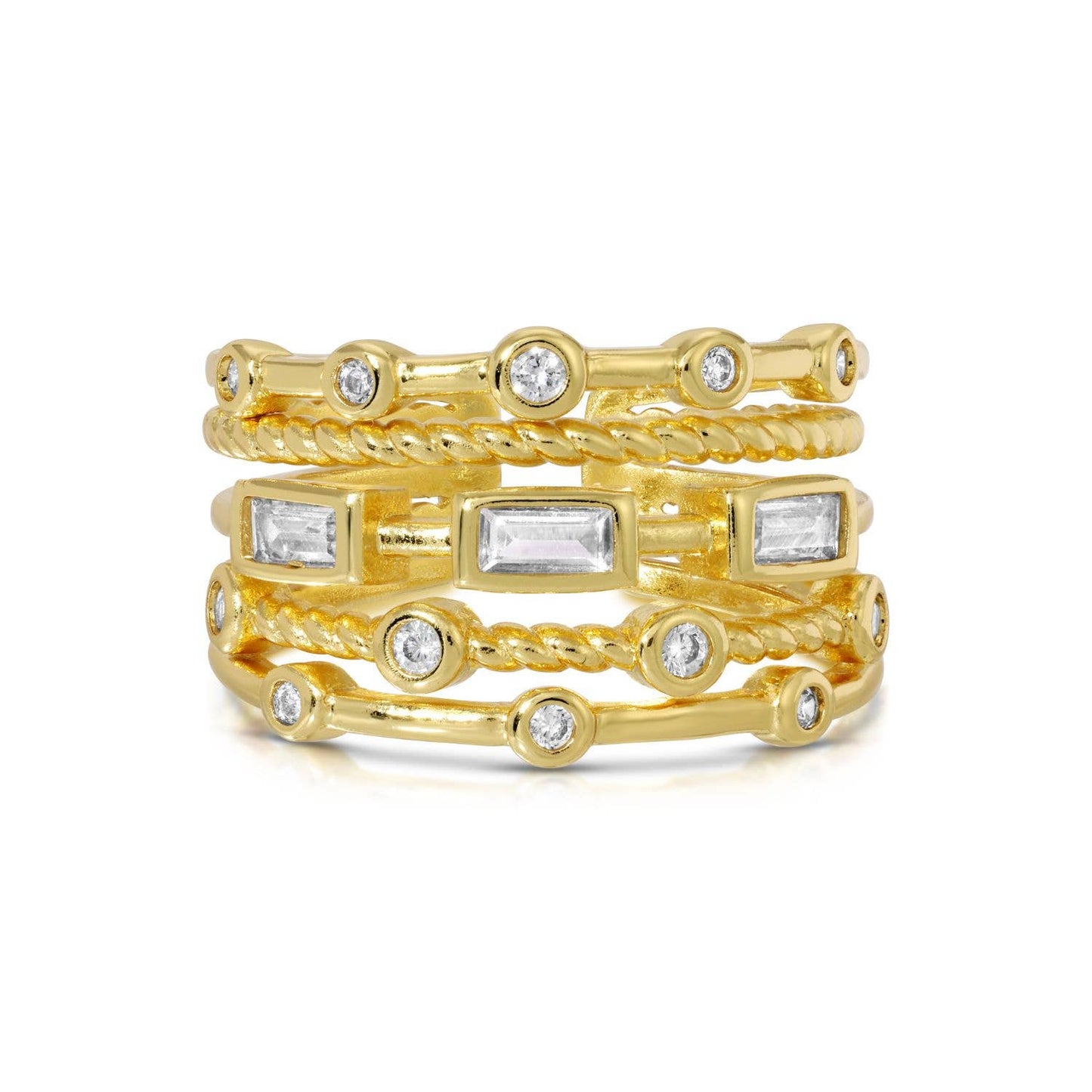 Layered Statement Ring
