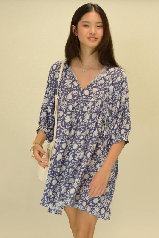Floral Print Woven Dress