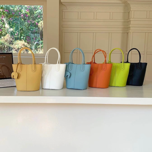 Small Tote/Crossbody Bag w/Matching Bag Charm
