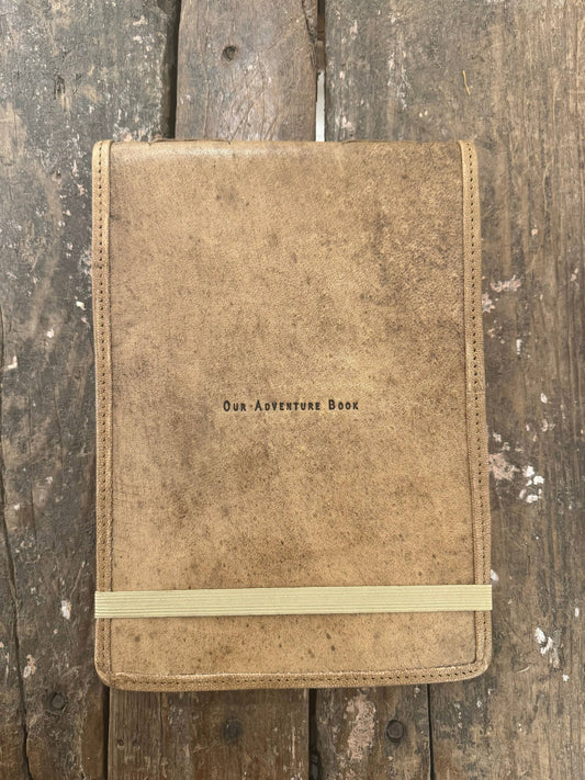 Large Our Adventure Book Leather Journal