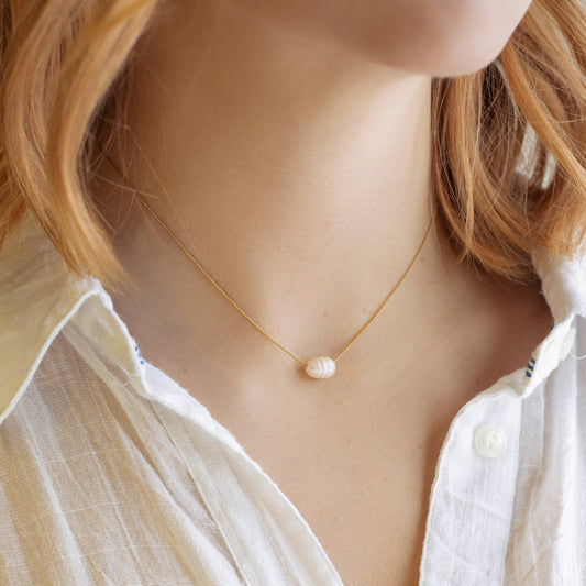Intentions Necklace-Pearl