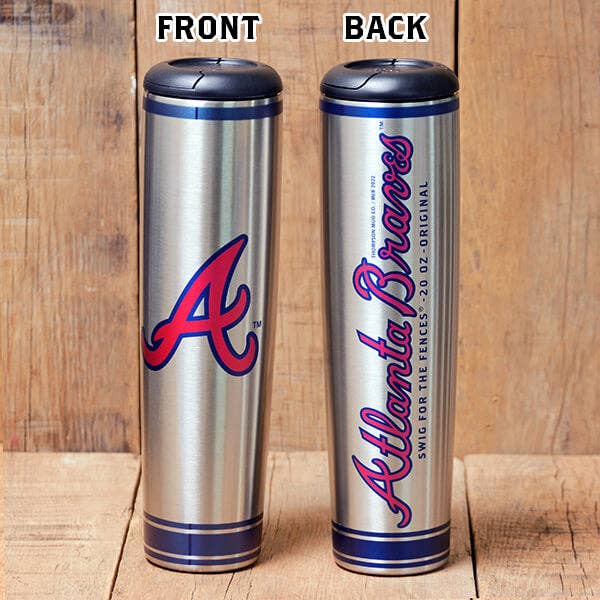 Atlanta Braves Metal Dugout Mug | Stainless Steel Baseball B