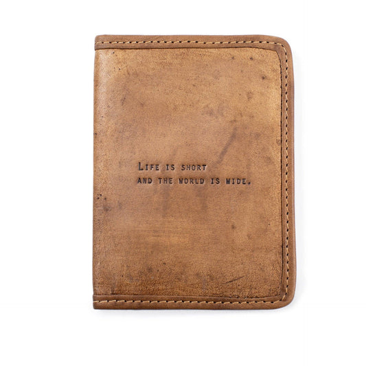 Life Is Short Passport Cover - 4"x6"