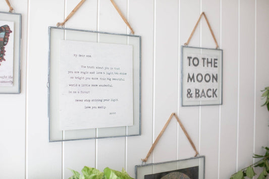 8"x8" Never Stop Shining (My Dear One) Art Poster