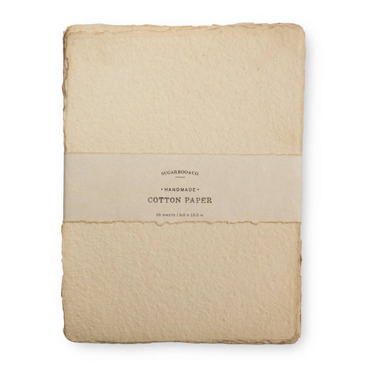 Large Handmade Cotton Paper Bundle - Flax