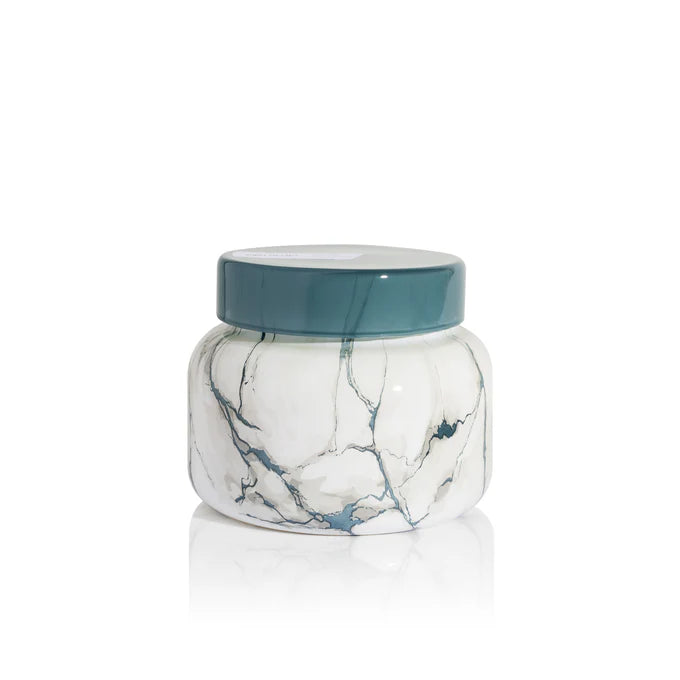 19oz Marble Capri Blue Volcano Jar