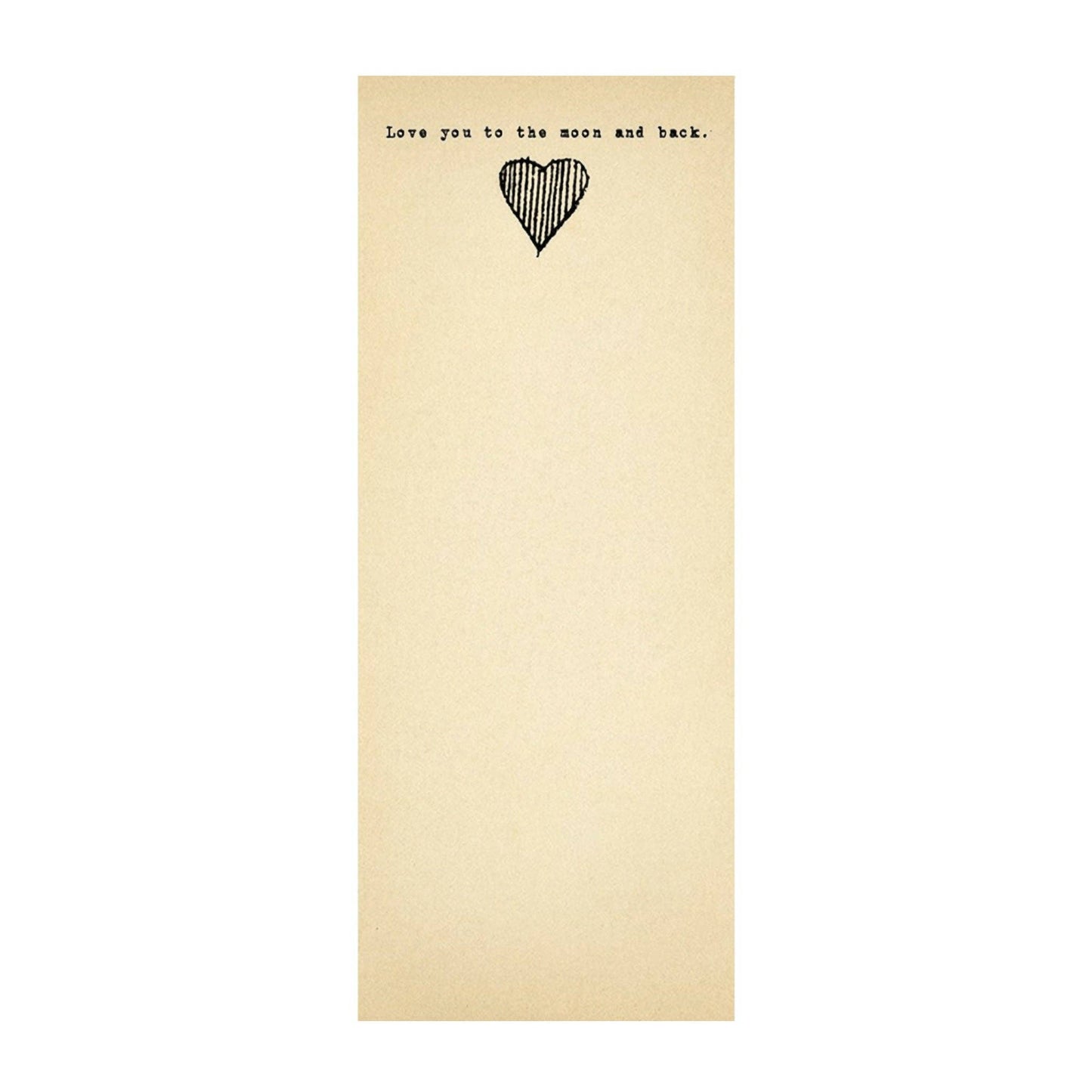 Paper - Heart to the Moon Skinny Pad