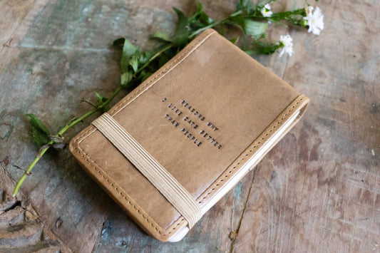 Mini Reasons Why I Like Cats Leather Journal