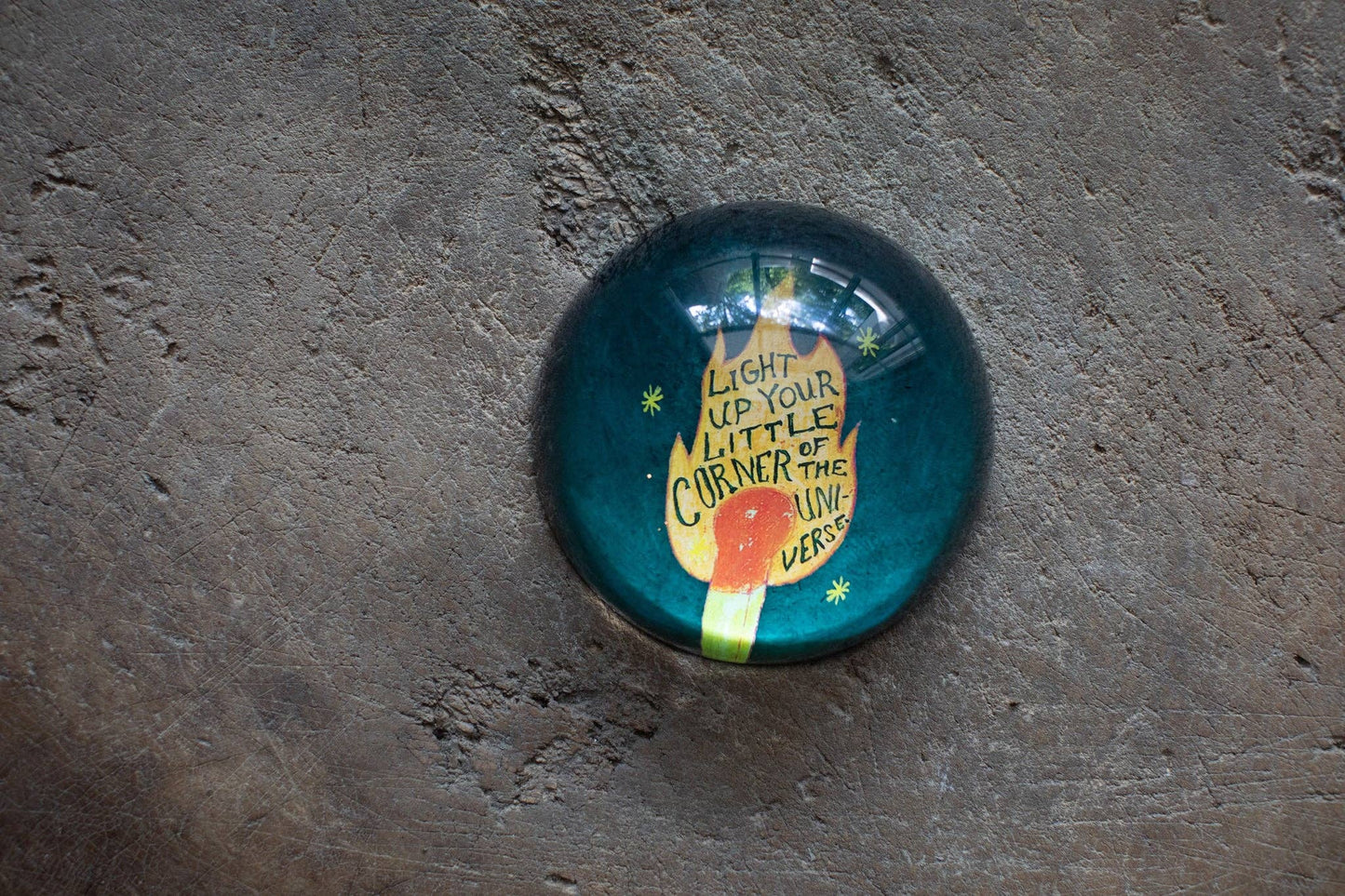 Light Up Your Little Corner (Match Stick) Paperweight