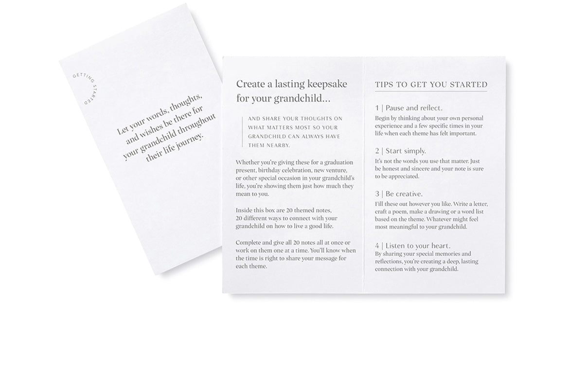 Life Notes - Grandchild - A Letter-Writing Kit By You For Your Grandchild