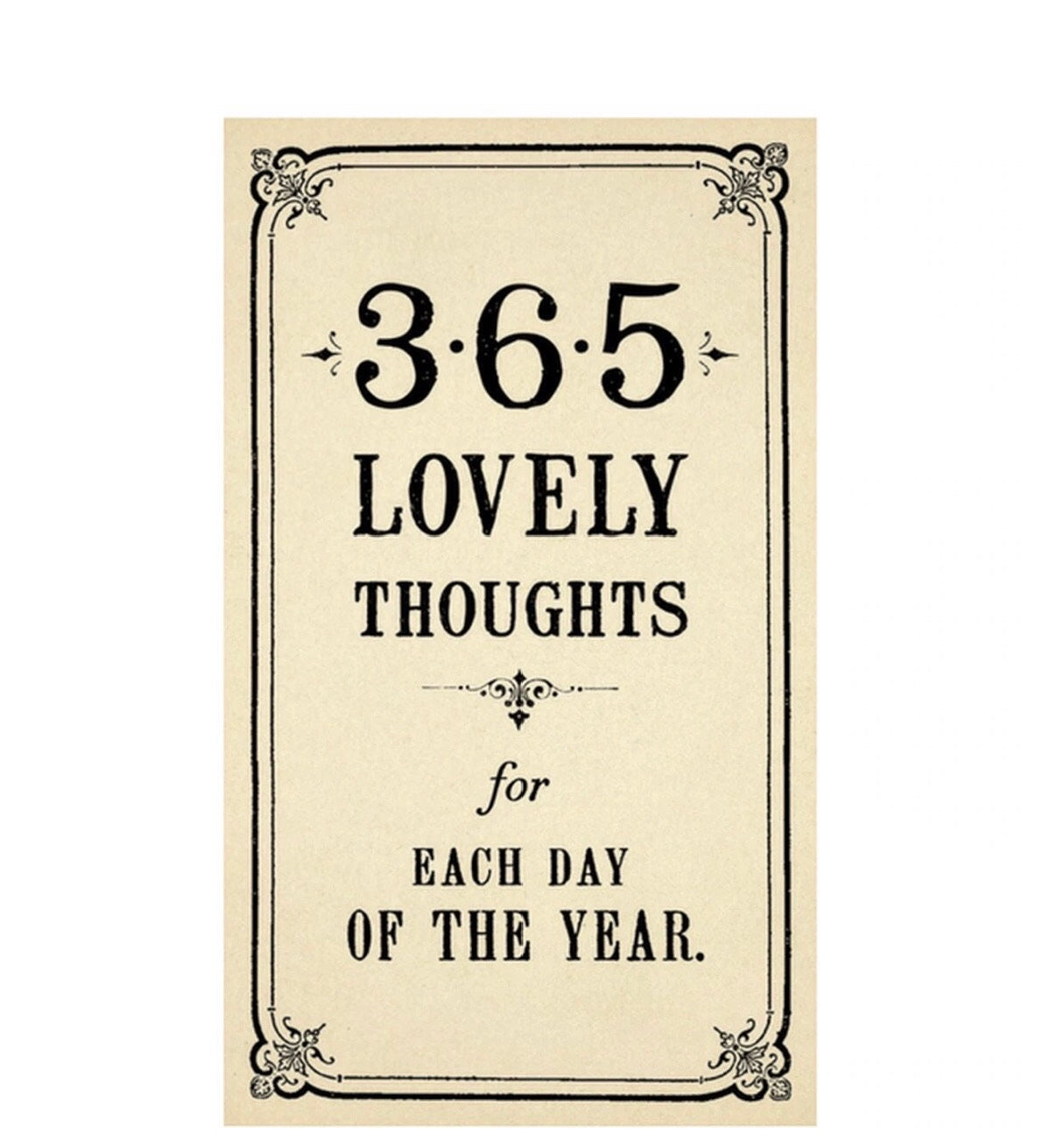 365 Lovely Thoughts Notepad