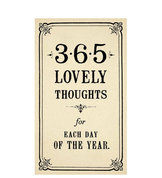 365 Lovely Thoughts Notepad
