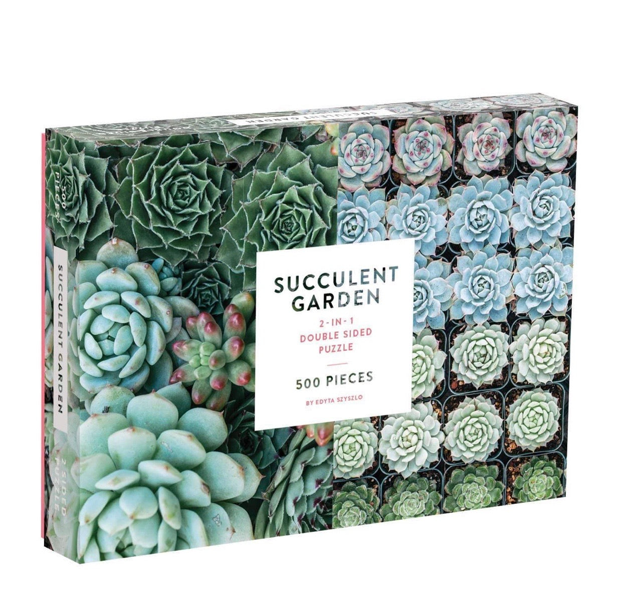 Succulent Garden 2-Sided Puzzle