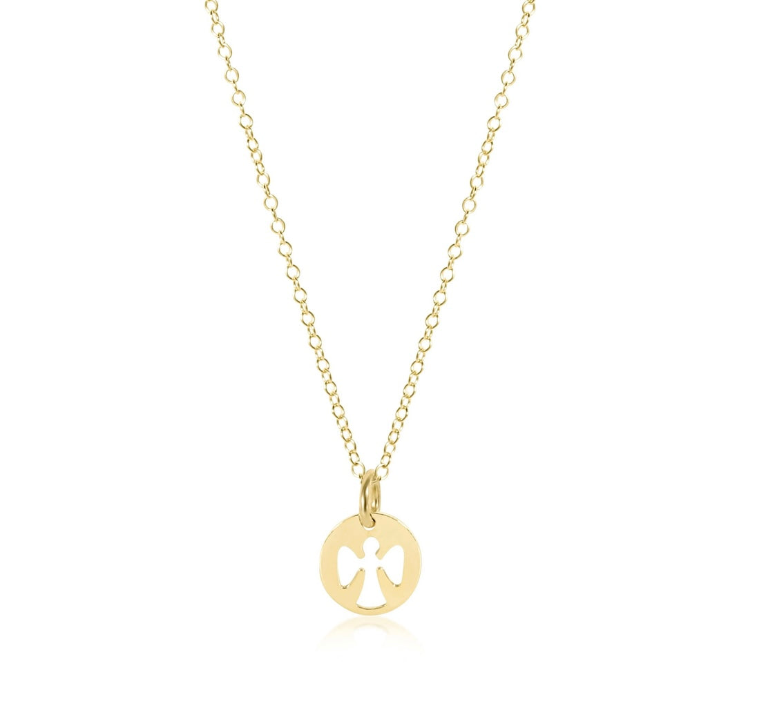 Guardian Angel Charm Necklace - Small