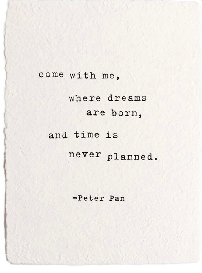 Peter Pan Handmade Paper Print