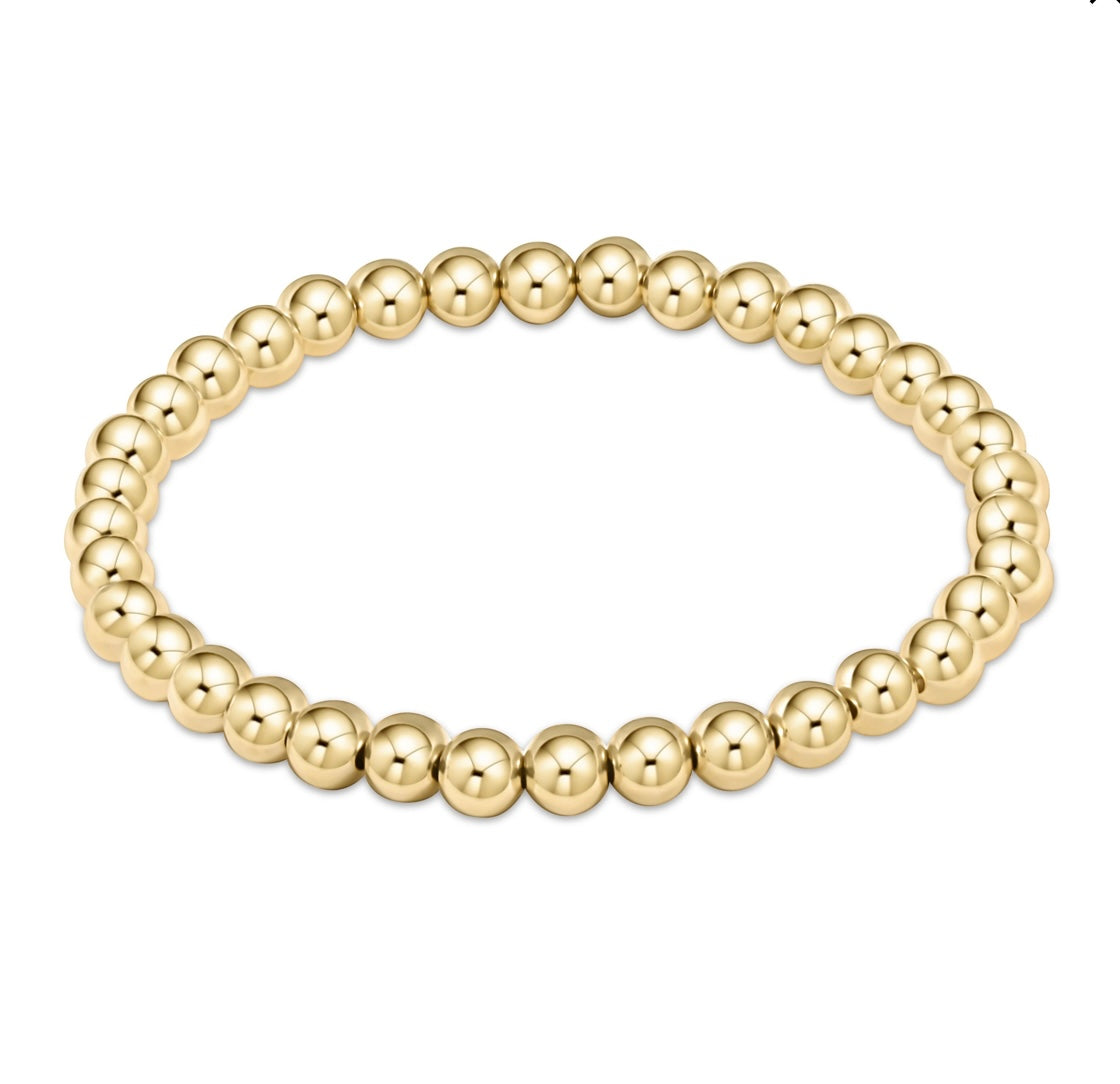 Classic Gold 5mm Bead Bracelet