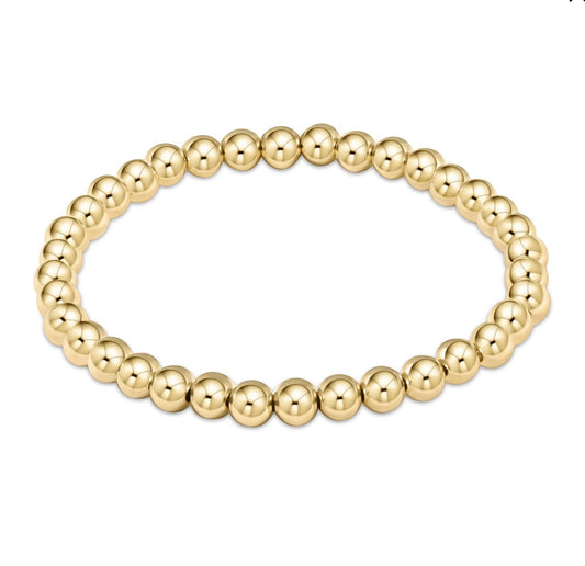 Classic Gold 5mm Bead Bracelet