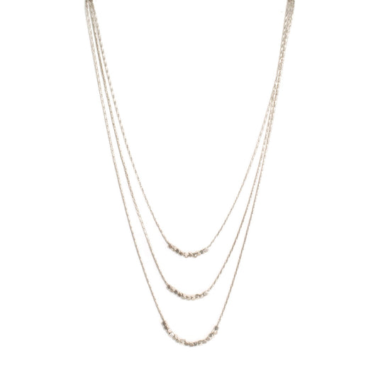 Triple Layer Necklace (Silver or Gold)