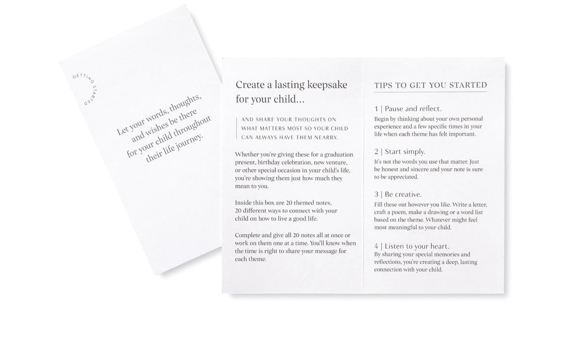 Life Notes - Child - A Letter-Writing Kit By You For Your Child
