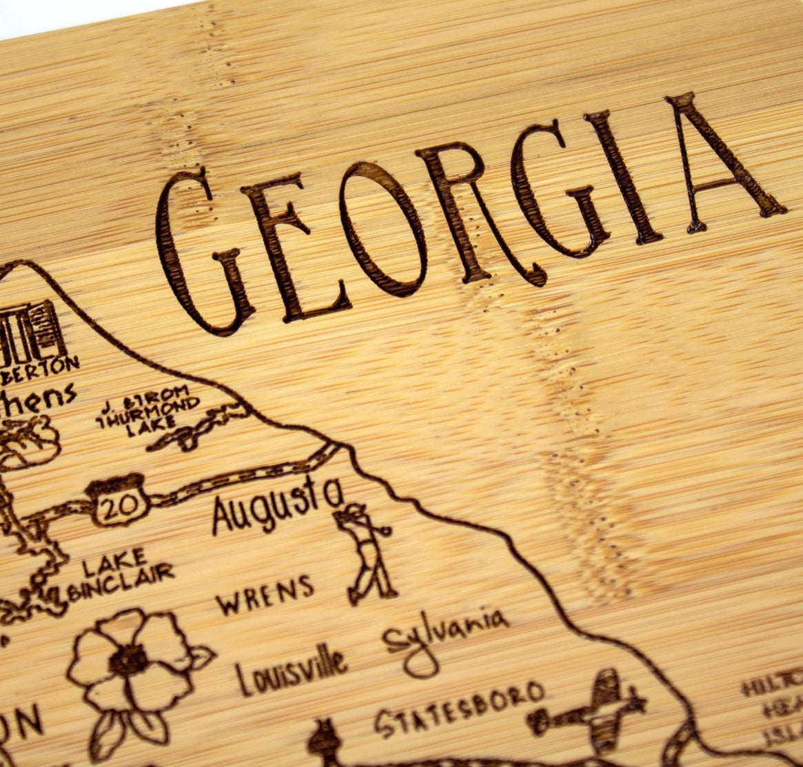A Slice of Life Georgia 11" Serving Board
