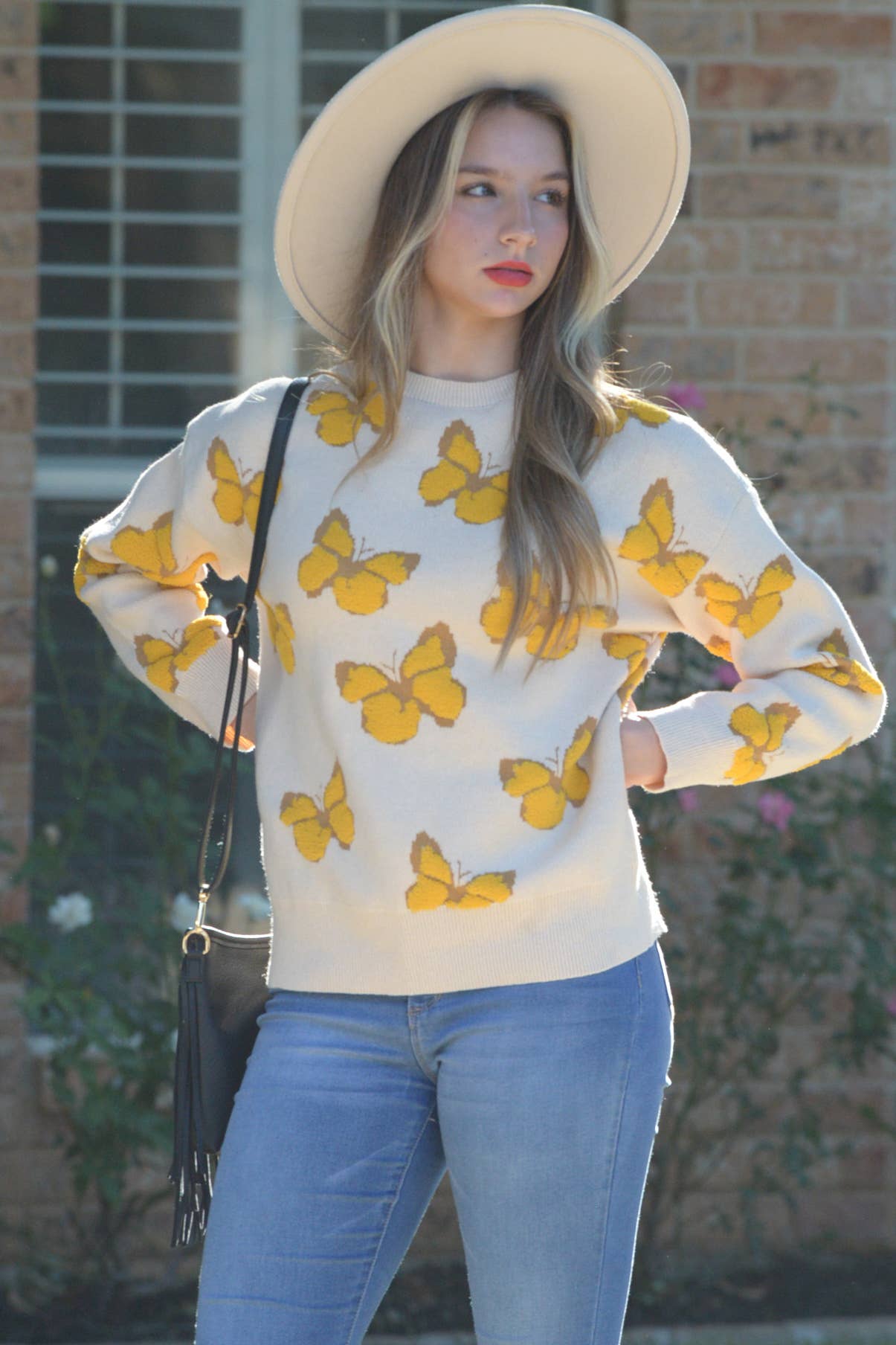 Butterfly Pullover Sweater