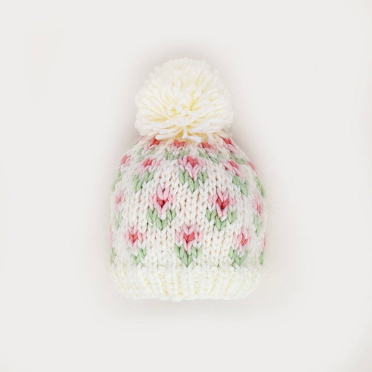 Bitty Blooms Blush Beanie Hat Baby & Kids