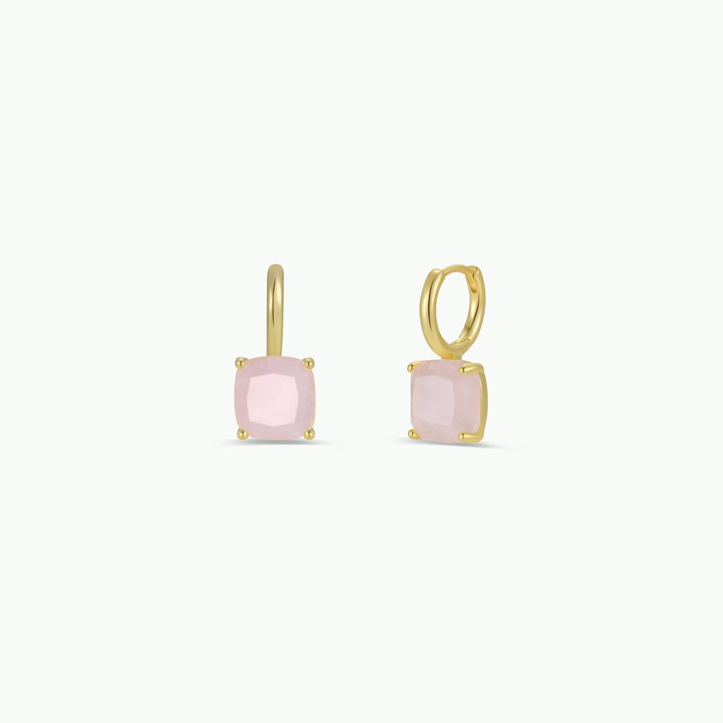 Gemstone Mini Drop - Rose Quartz