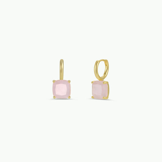 Gemstone Mini Drop - Rose Quartz