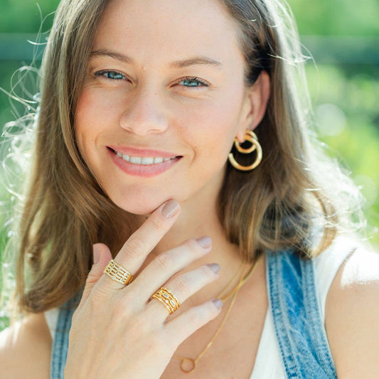 Layered Statement Ring