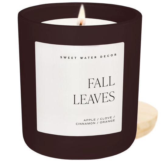 Fall Leaves 15 oz Candle, Matte Jar