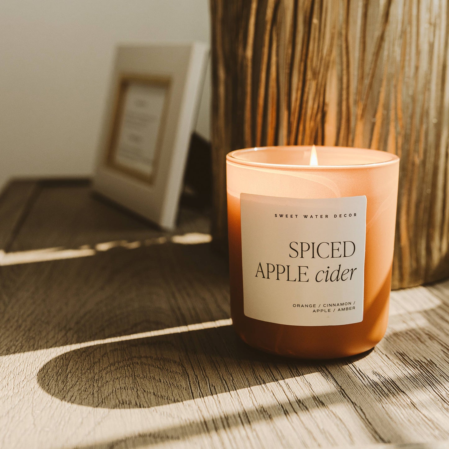 Spiced Apple Cider 15 oz Soy Candle, Matte Jar