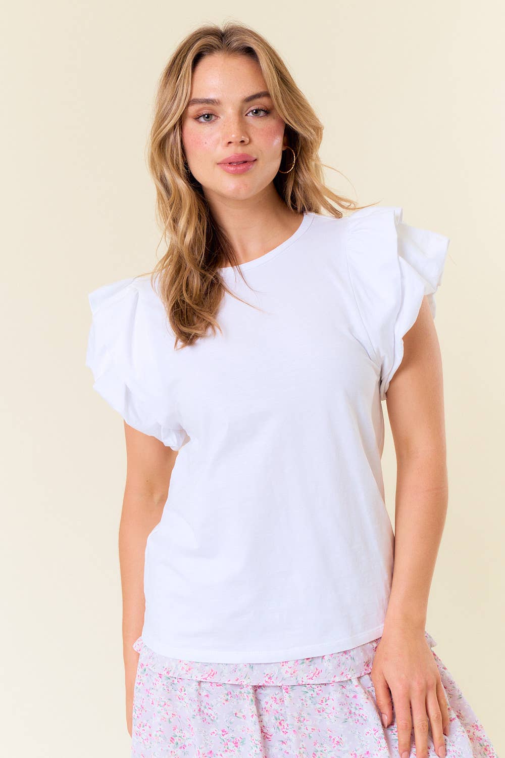 Double Puff Sleeve Tee