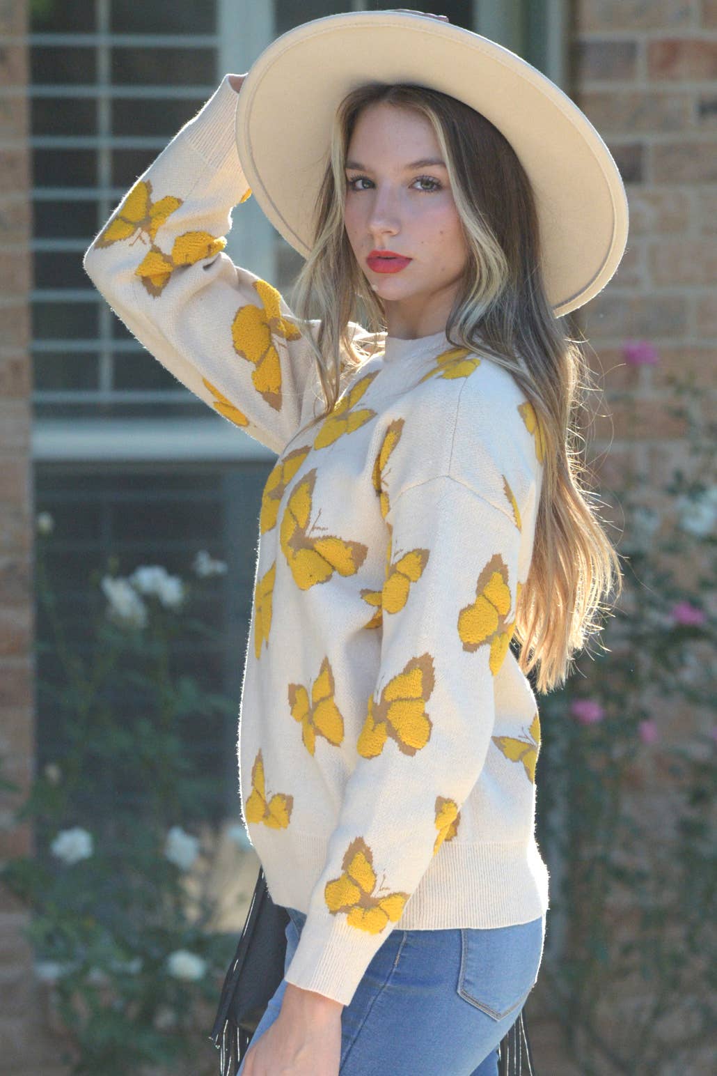 Butterfly Pullover Sweater