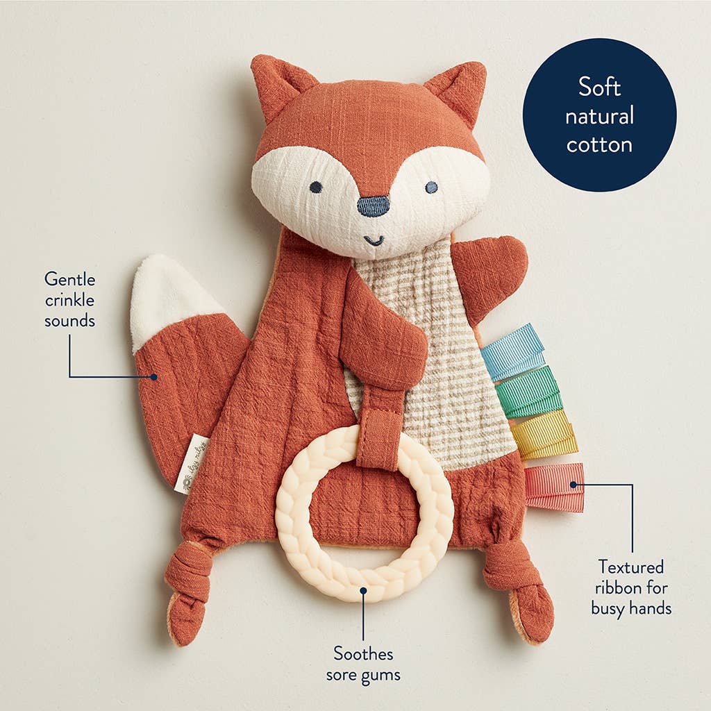 *NEW* Fox Bitzy Crinkle™ Sensory Toy with Teether