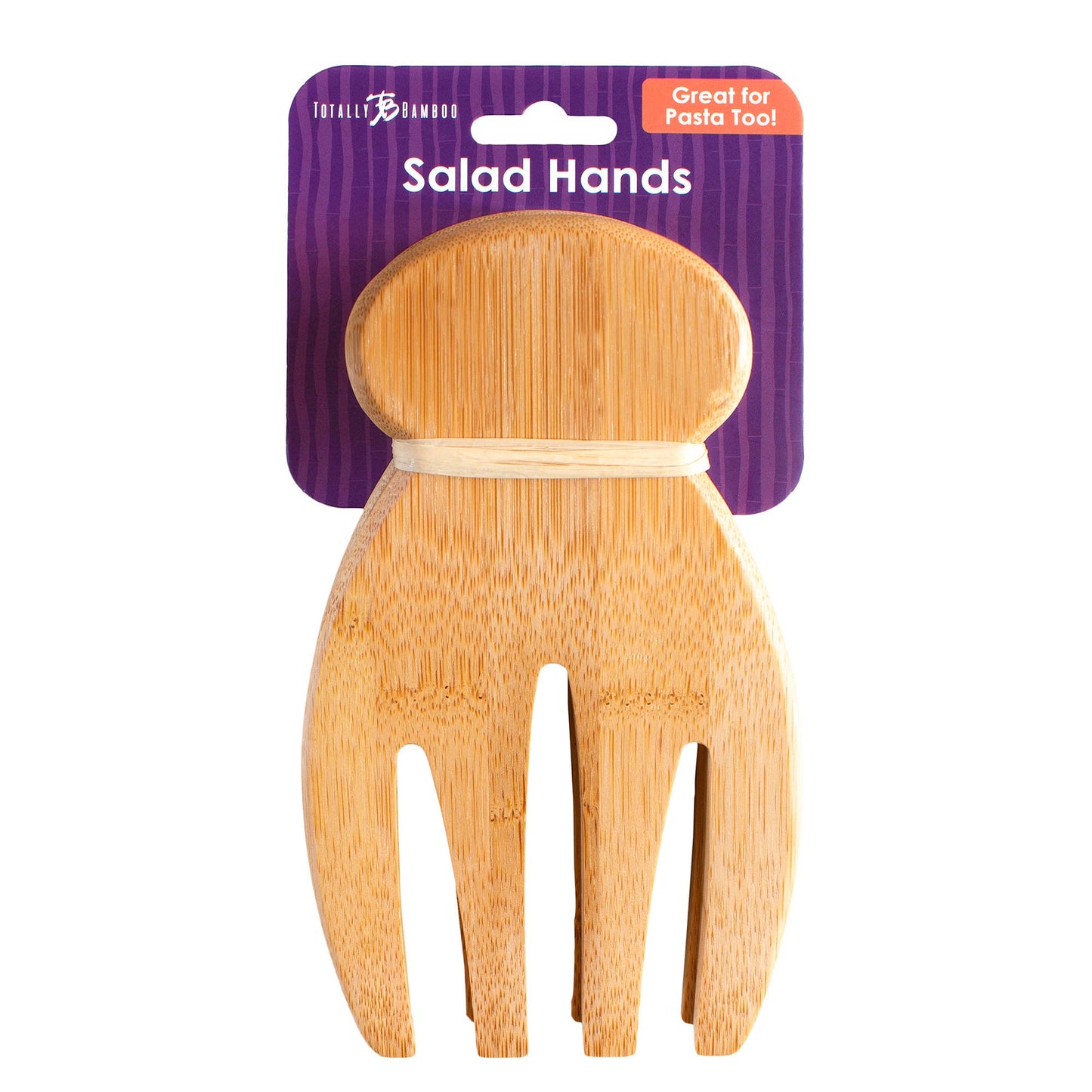 Salad Hands, Bamboo Salad Serving Utensils