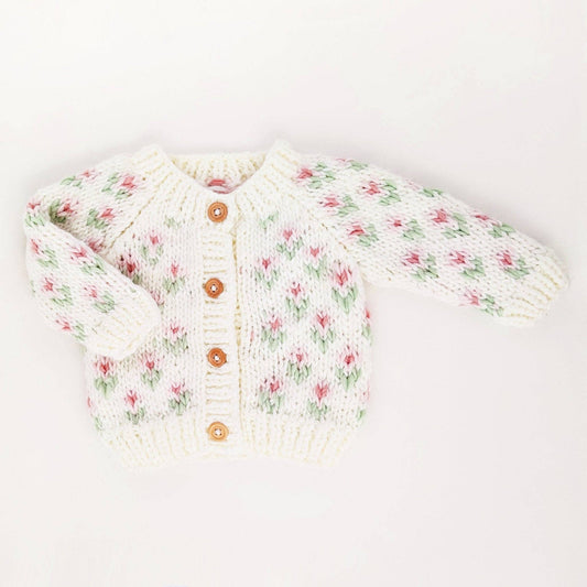 Bitty Blooms Blush Cardigan Sweater Baby & Toddler