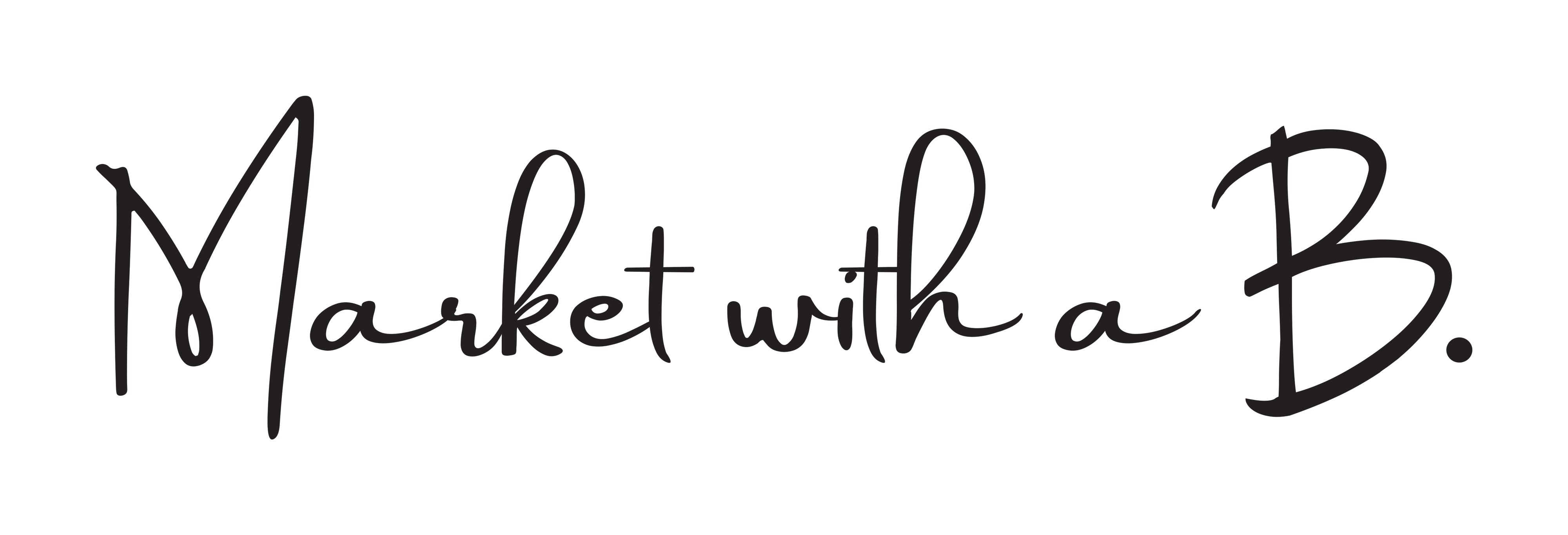Market with a B. logo