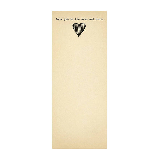 Paper - Heart to the Moon Skinny Pad