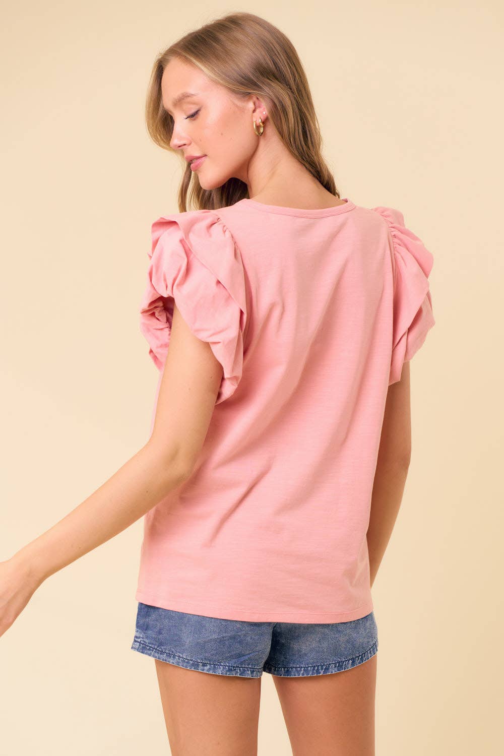Double Puff Sleeve Tee