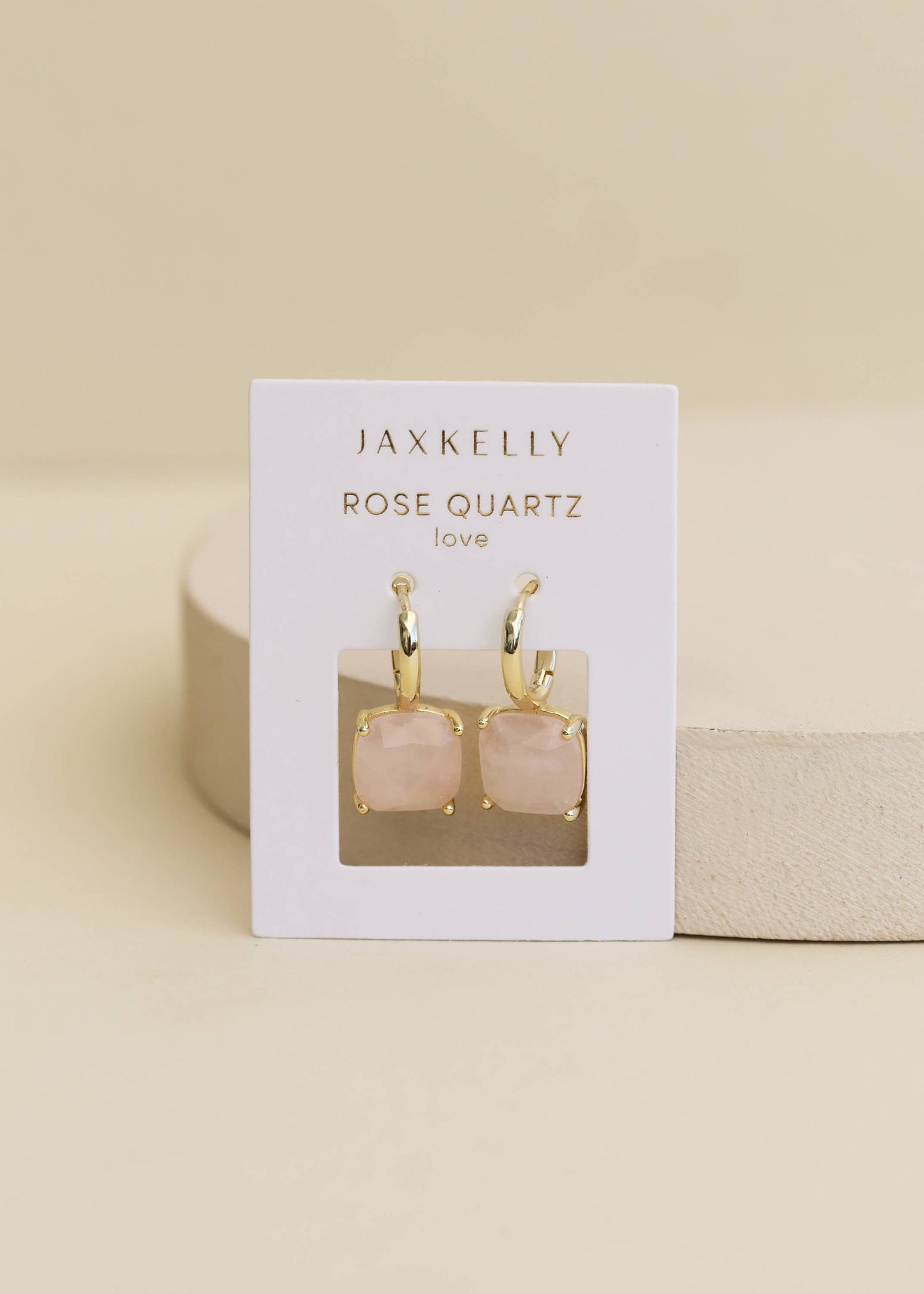 Gemstone Mini Drop - Rose Quartz