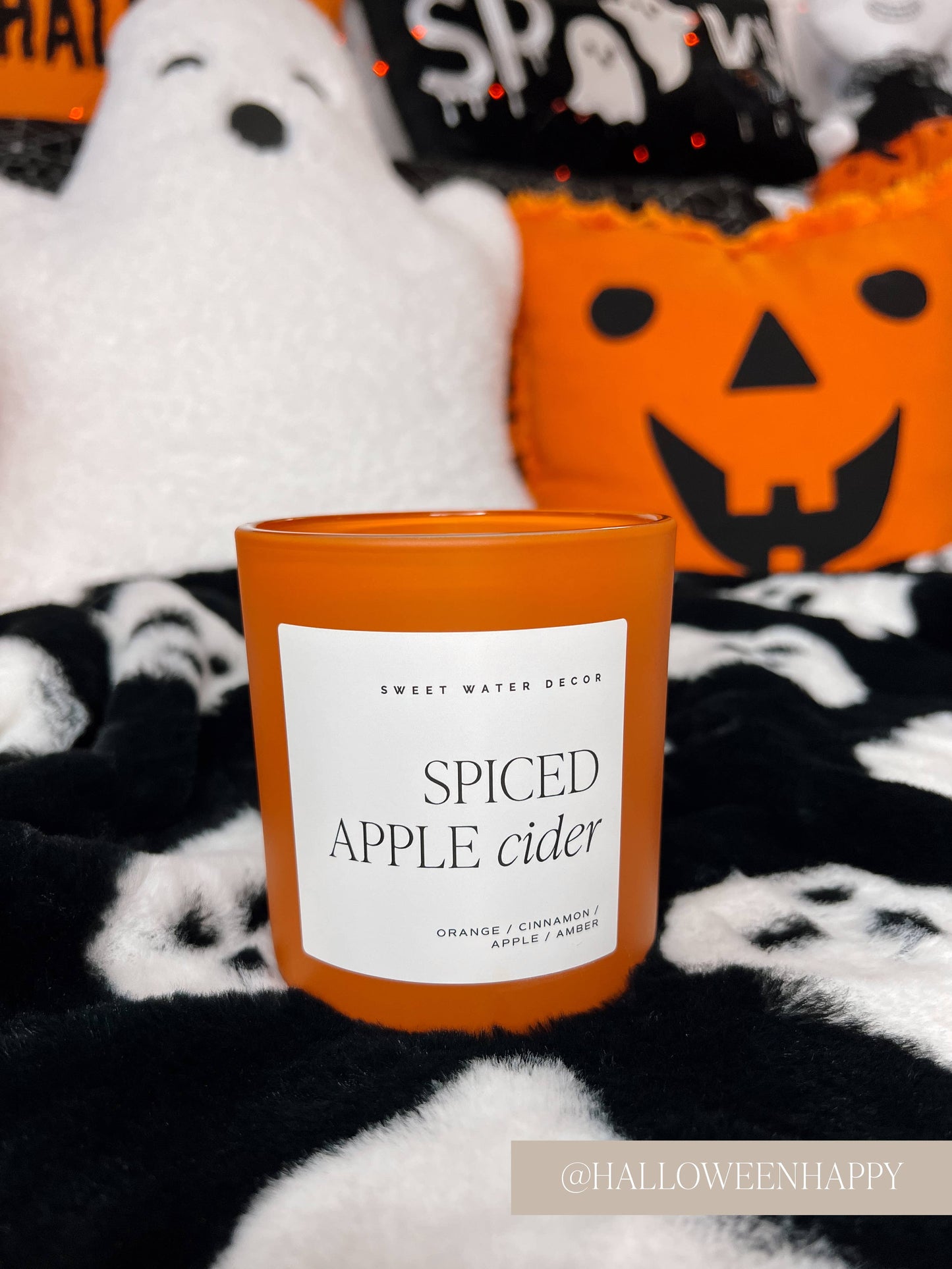 Spiced Apple Cider 15 oz Soy Candle, Matte Jar