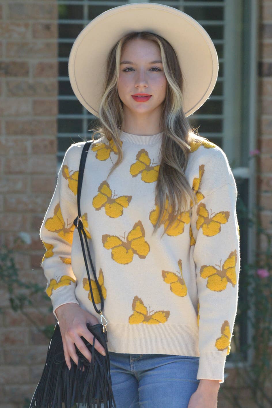 Butterfly Pullover Sweater