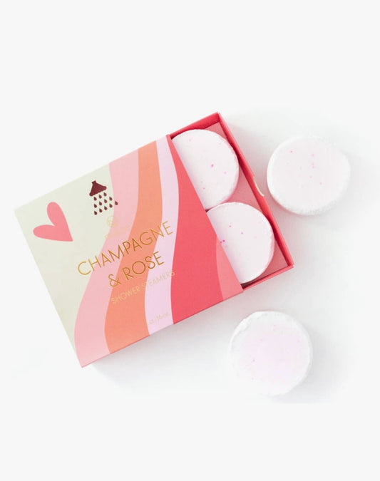Champagne + Rose Shower Steamers