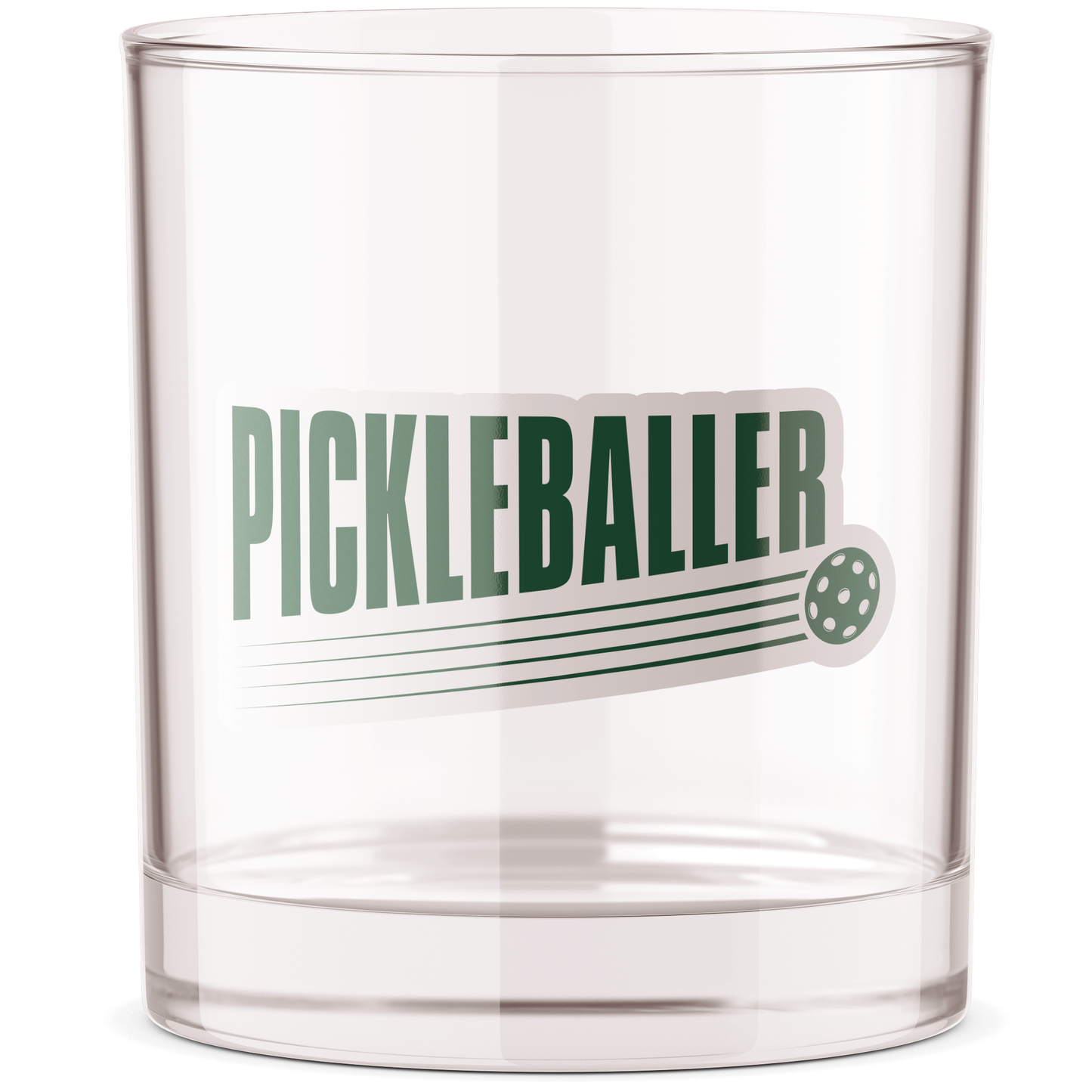 Pickleballer Pickleball Bourbon Whiskey Rocks Glass