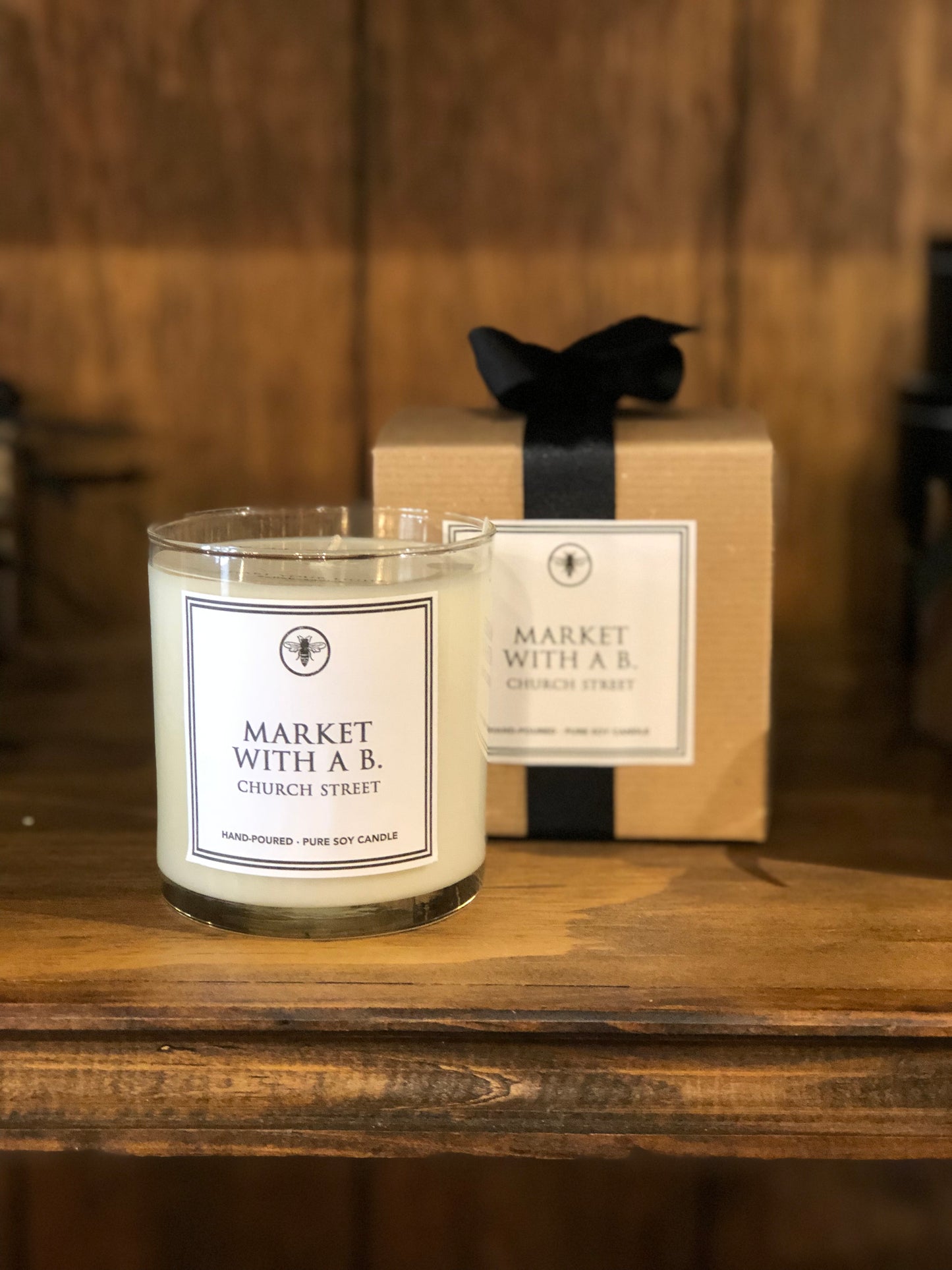 Market with a B. Church Street Candle