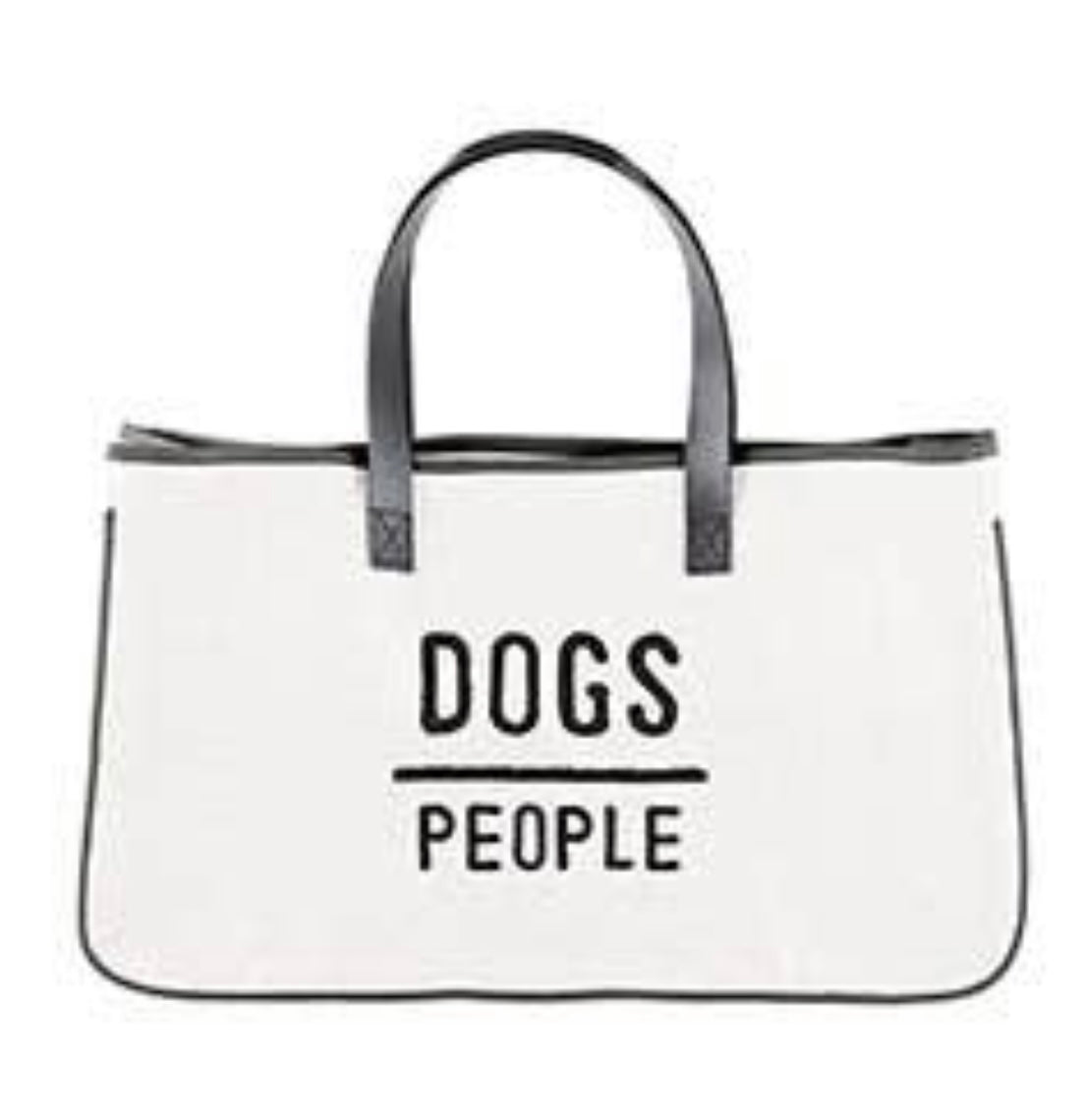 Dogs Over People Canvas Tote