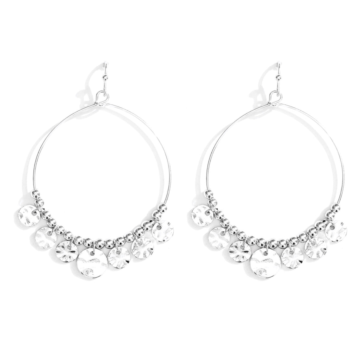 Open Circle Earrings (Gold or Silver)