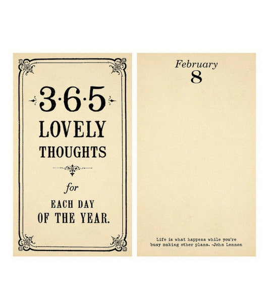 365 Lovely Thoughts Notepad