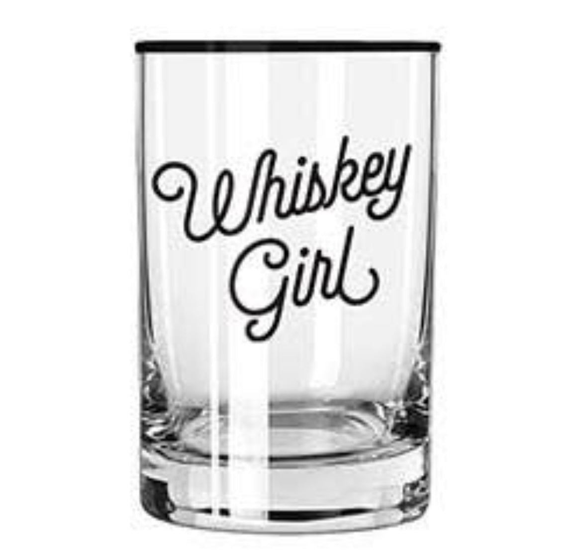 Whiskey Girl Rocks Glass